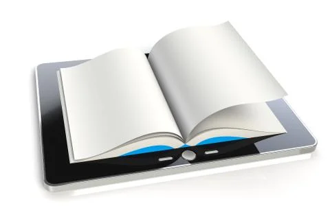 Tablet Pad Book Stock Illustration