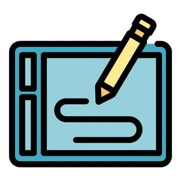 Tablet pad icon vector flat Stock Illustration