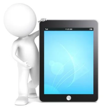 Tablet Pad. Stock Illustration