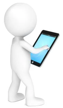 Tablet Pad. Stock-Illustration