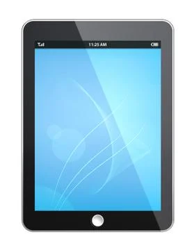 Tablet Pad. Stock Illustration