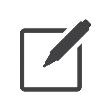 Tablet with paper icon, checkmark icon, vector design Stock Illustration