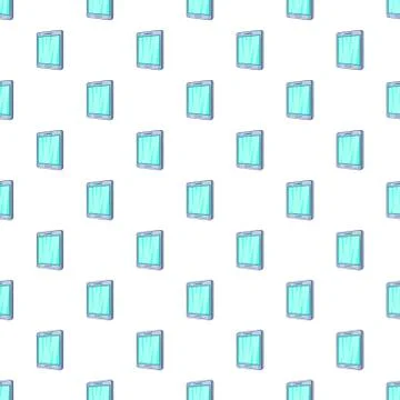 Tablet pattern, cartoon style Illustrazione stock