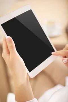 Tablet pc with blank screen Stock Photos