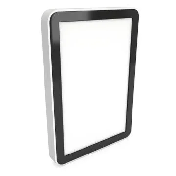 Tablet pc computer with blank screen. Stock Illustration