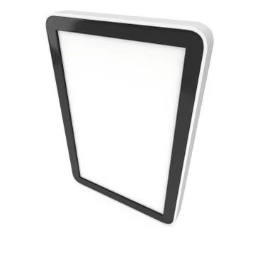 Tablet pc computer with blank screen. Stock Illustration