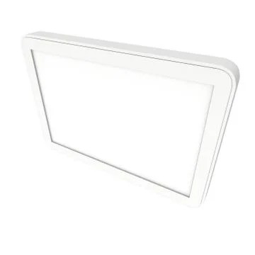 Tablet pc computer with blank screen. Illustrazione stock