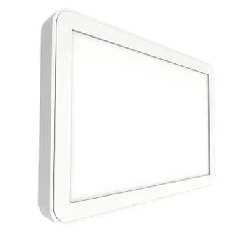 Tablet pc computer with blank screen. Illustrazione stock