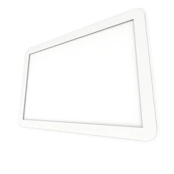 Tablet pc computer with blank screen. Stock Illustration