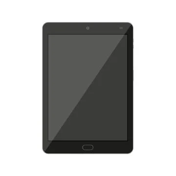Tablet pc computer with blank screen Stock Illustration
