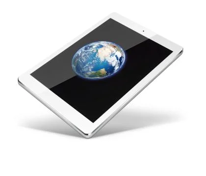Tablet pc computer isolated on white background. Stock Illustration