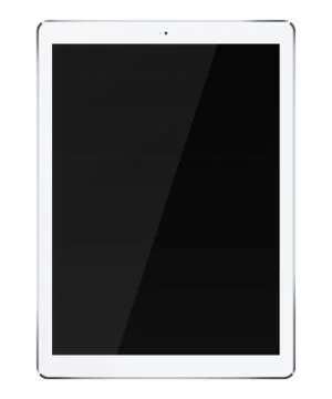 Tablet pc computer isolated on white background. Stock Photos