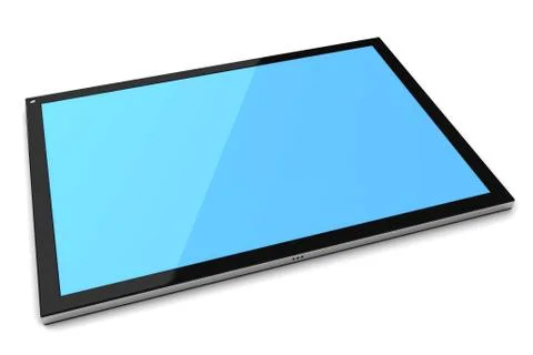 Tablet pc, computer screen isolated on white. Stock Illustration