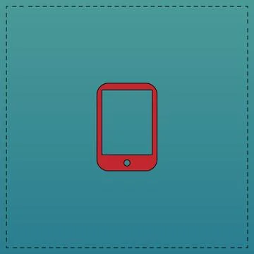 Tablet PC computer symbol Stock Illustration