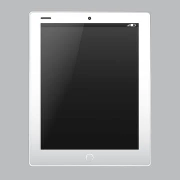 Tablet pc, Electronic Device Template. Vector Illustration Stock Illustration