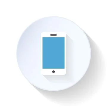 Tablet pc flat icon Illustrazione stock