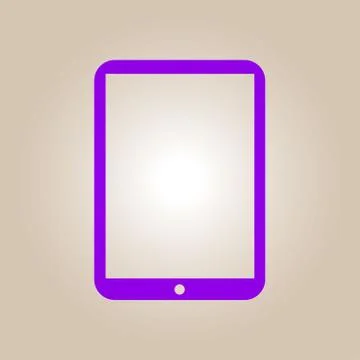Tablet PC icon. Stock Illustration