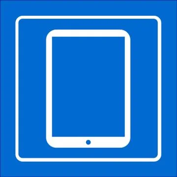 Tablet PC icon. Stock Illustration