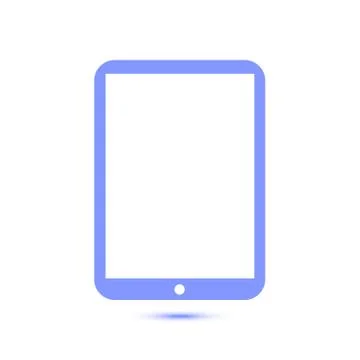 Tablet PC icon. Illustrazione stock
