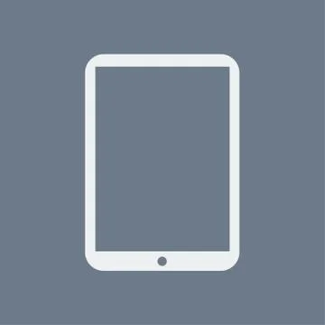 Tablet PC icon. Stock Illustration