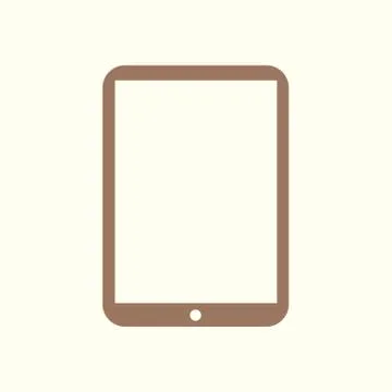 Tablet PC icon. Stock Illustration