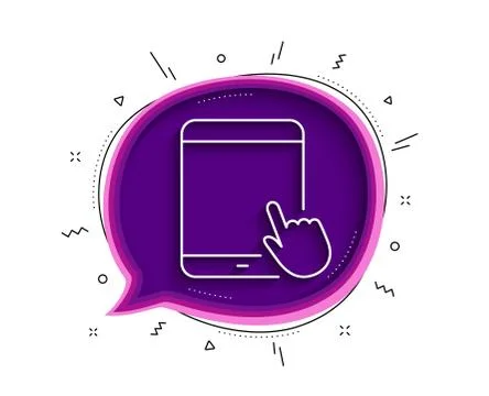 Tablet PC icon. Mobile Device sign. Vector Illustrazione stock