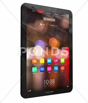 Tablet PC Stock Illustration