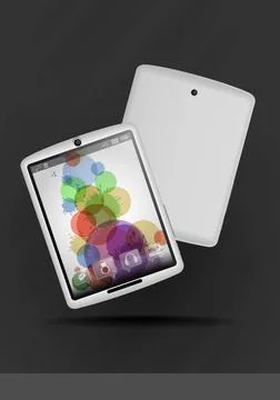 Tablet Pc Mobile Phone. Tablet Pc Mobile Phone. Vector Illustration. Eps 1... Stock Photos