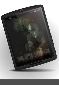 Tablet Pc Mobile Phone. Tablet Pc Mobile Phone. Vector Illustration. Eps 1... Stock Photos