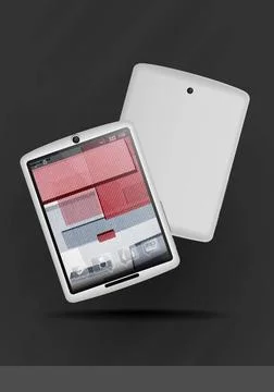 Tablet Pc Mobile Phone. Tablet Pc Mobile Phone. Vector Illustration. Eps 1... Stock Photos