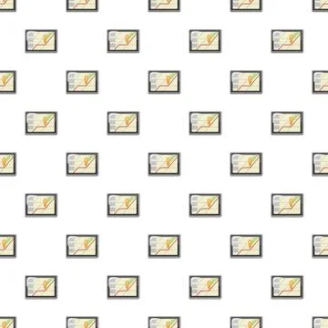 Tablet PC with navigation map pattern Stock Illustration