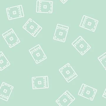 Tablet photo camera app line vector seamless pattern 库存插图