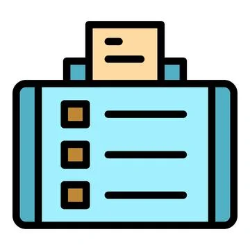 Tablet pos machine icon vector flat Stock Illustration