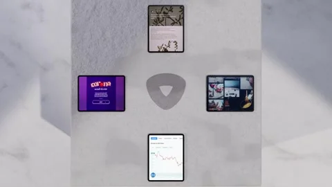 Tablet Presentation Mockup for After Effects 스톡 After Effects