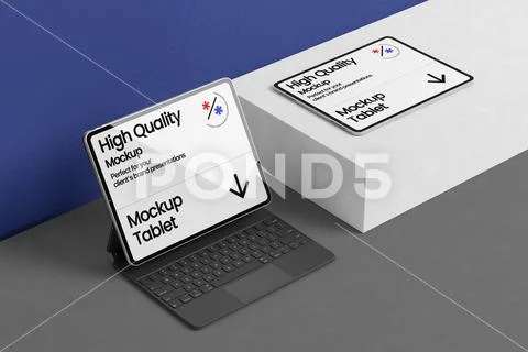 Tablet Presentation Mockup Template PSD Template