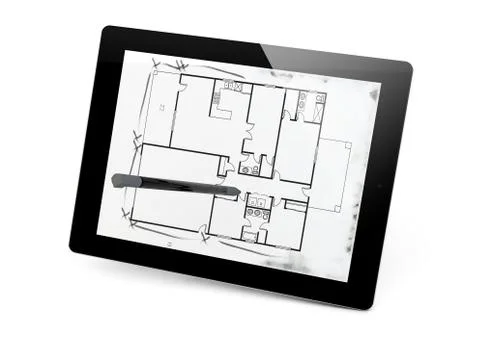 Tablet project Stock Illustration