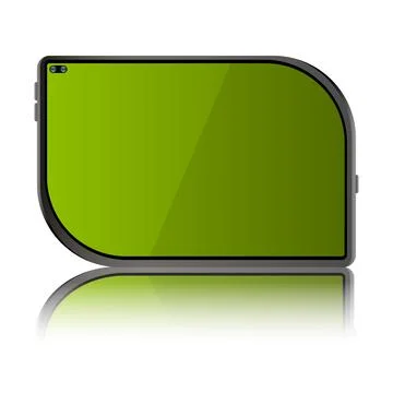 Tablet redesign realistic object Illustrazione stock