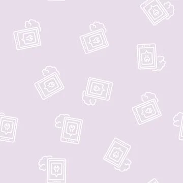 Tablet repair line seamless pattern Stock-Illustration