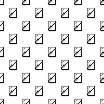 Tablet repair pattern vector seamless 스톡 일러스트