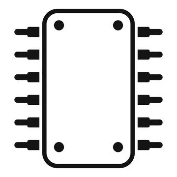 Tablet repair tranzistor icon simple . Phone broken Stock Illustration