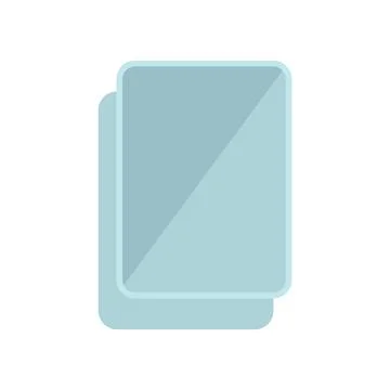 Tablet replace screen icon flat vector. Mobile broken Stock Illustration