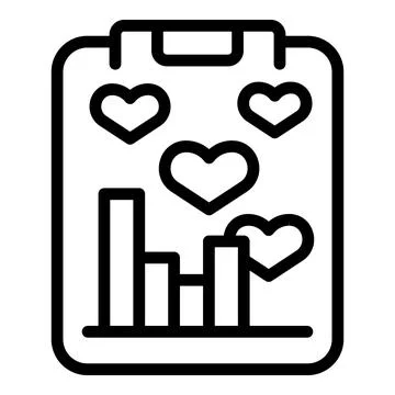 Tablet review icon outline vector. Social customer Stock Illustration