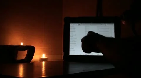 Tablet in the sauna Stock Footage 10880697