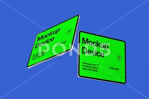 Tablet Screen Mockup Design PSD Template