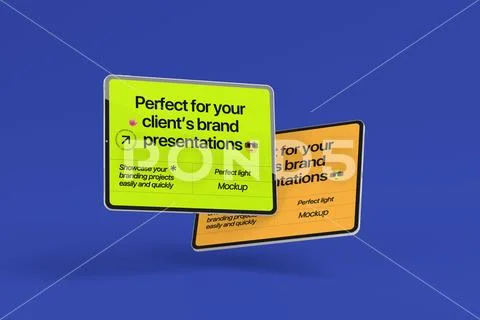 Tablet Screen Presentation Mockup Modello PSD