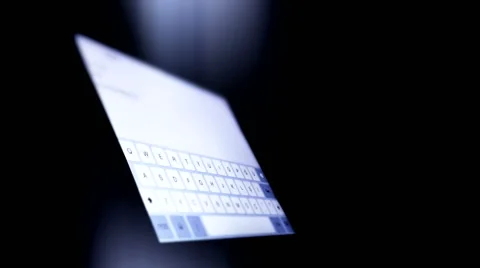 Tablet screen touch 1 Stock Footage 54650858