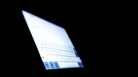 Tablet screen touch 2 Stock Footage 54650863