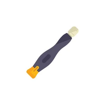 Tablet screwdriver icon flat vector. Mobile phone Stock Illustration