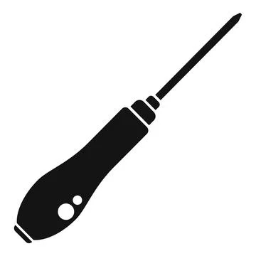 Tablet screwdriver icon simple vector. Repair phone Illustrazione stock