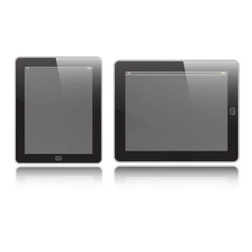 Tablet set vector Stock Illustration